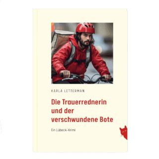 Cover Lübeck Krimi Die Trauerrednerin und der verschwundene Bote